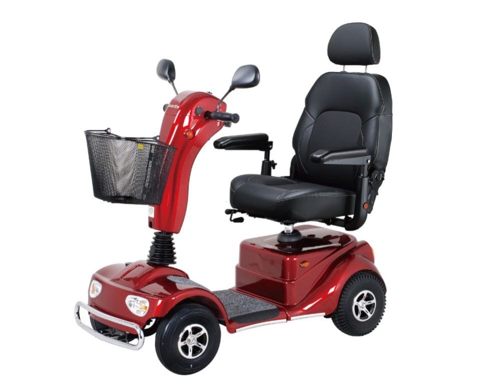 MERITS Mobility Scooters Red Merits Health PIONEER 4 S141