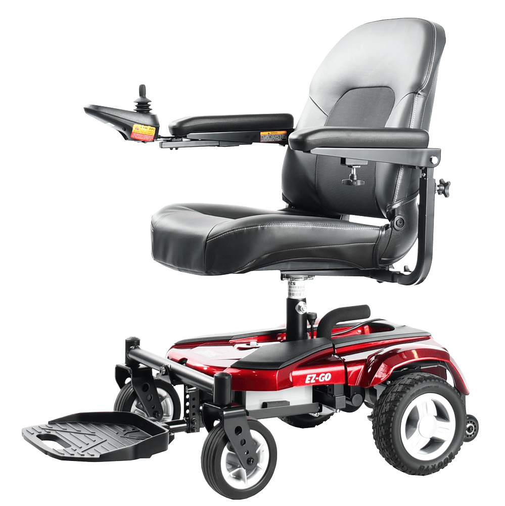 MERITS Power Wheelchair Red Merits Health EZ‐GO P321A