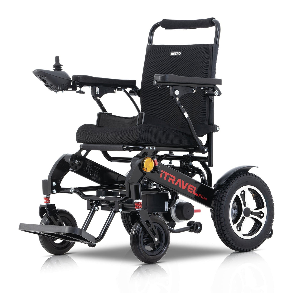 METRO MOBILITY Power Chairs Black Metro Mobility - ITRAVEL PLUS - MMIP
