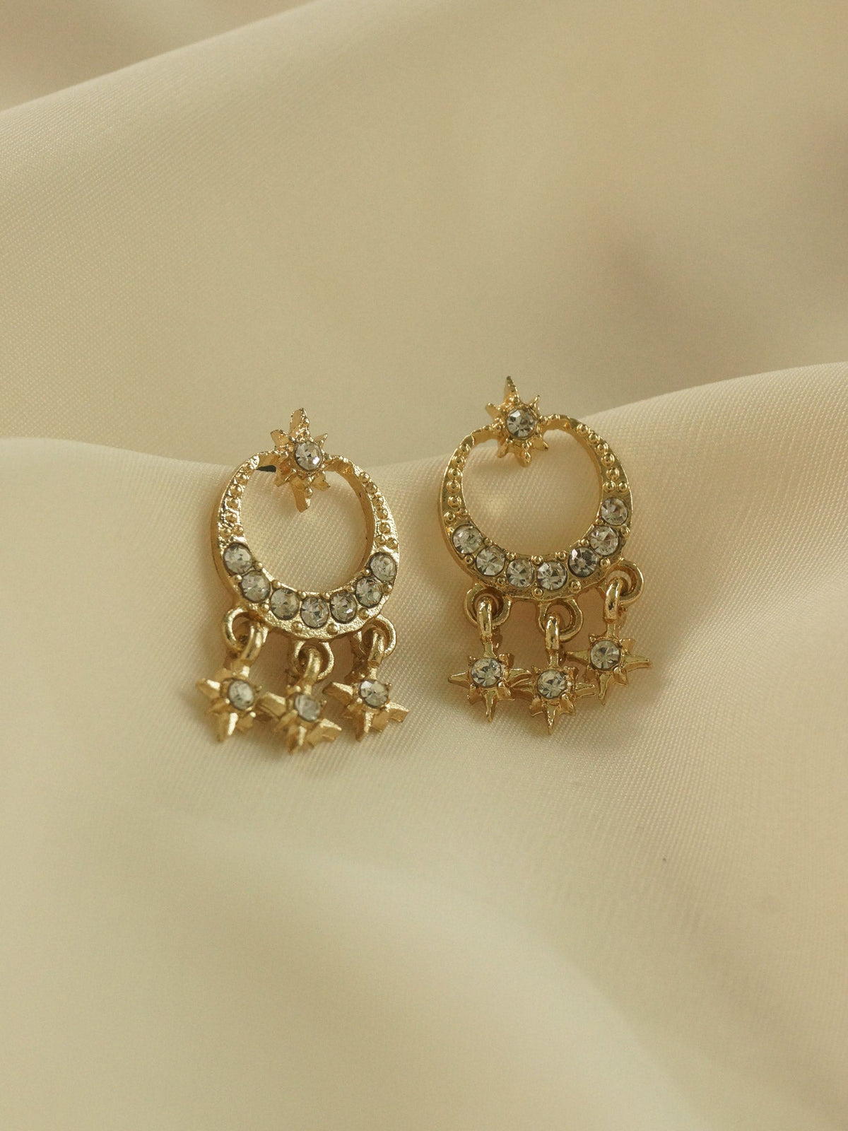 Jewel midnight sparkling earrings