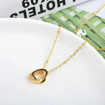 Load image into Gallery viewer, Minimal Love Lock Heart Necklace
