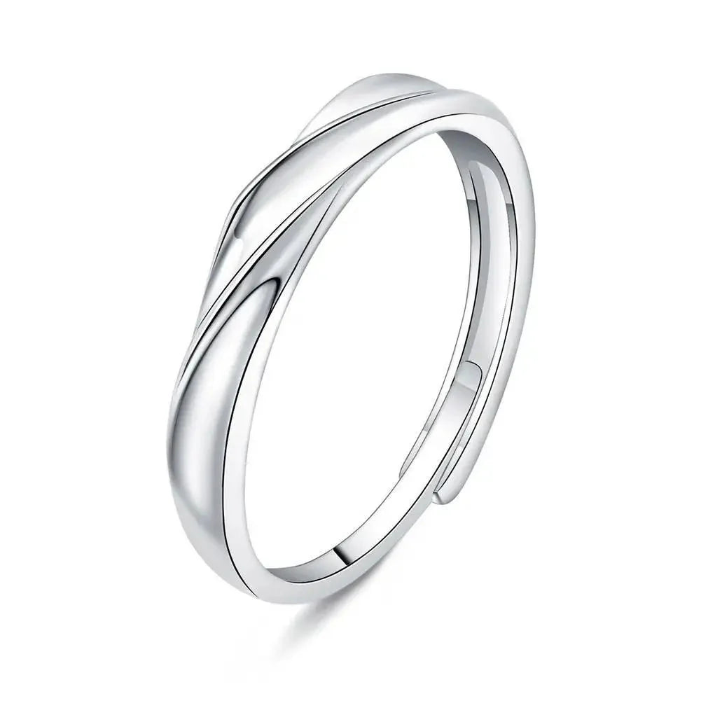 Minimal wave textured couples rings 889715