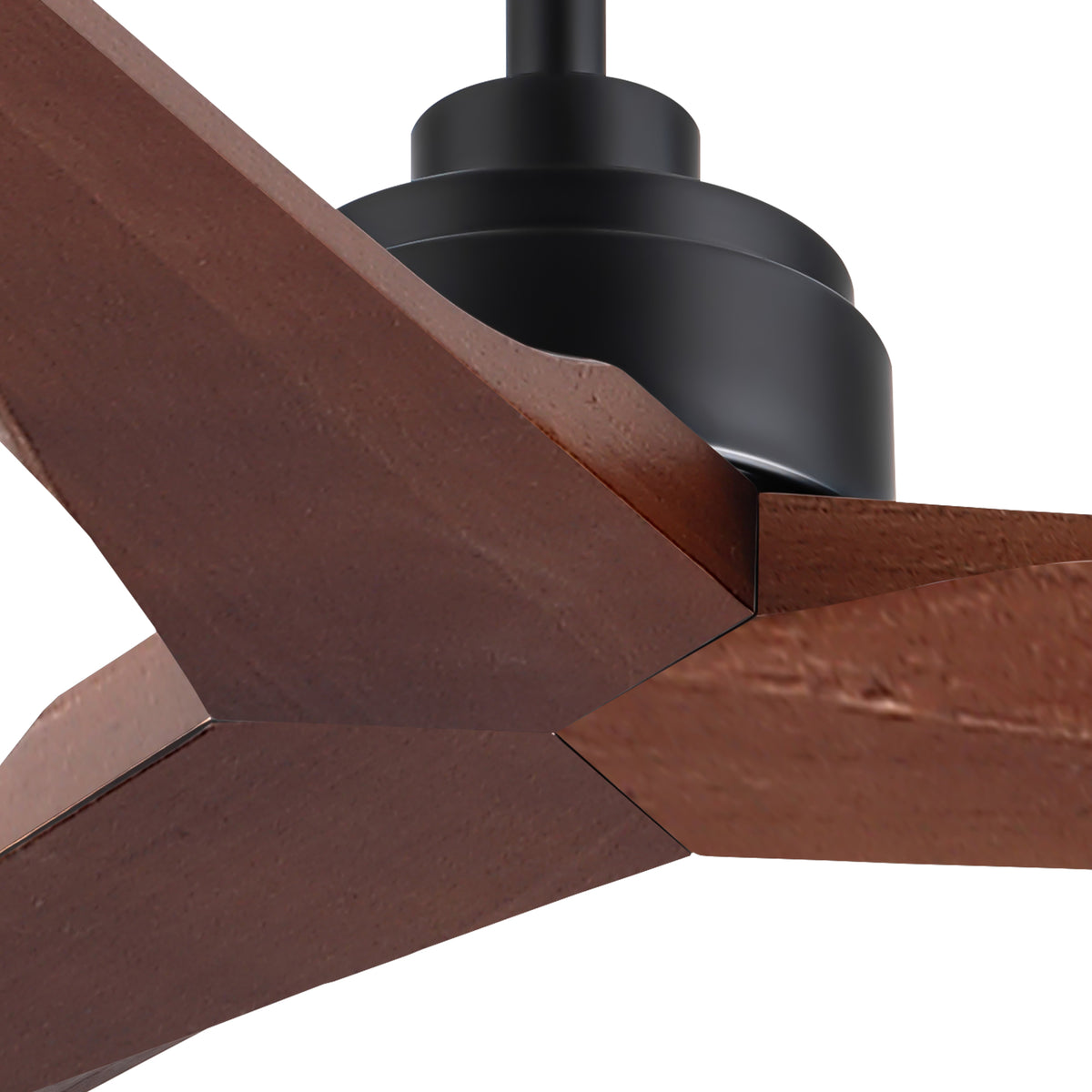 Nøordka Ceiling Fan Fixture Default 52" Modern Sleek Black Ceiling Fan Without Light