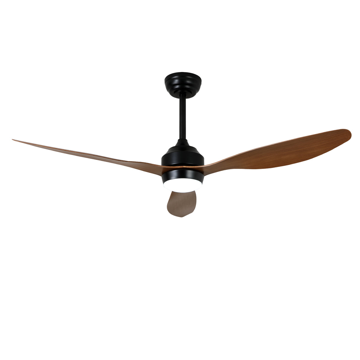 Nøordka Ceiling Fan Fixture Default 52" Nordic Inspired Matte Black Walnut Ceiling Fan