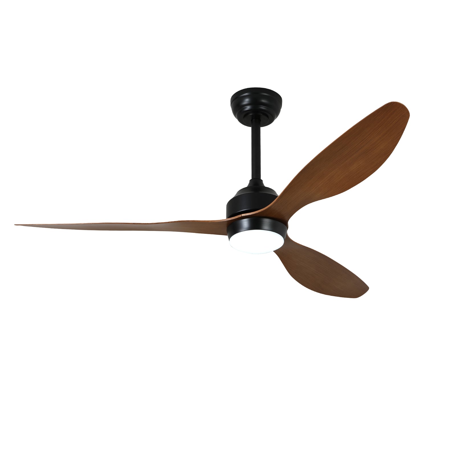 Nøordka Ceiling Fan Fixture Default 52" Nordic Inspired Matte Black Walnut Ceiling Fan
