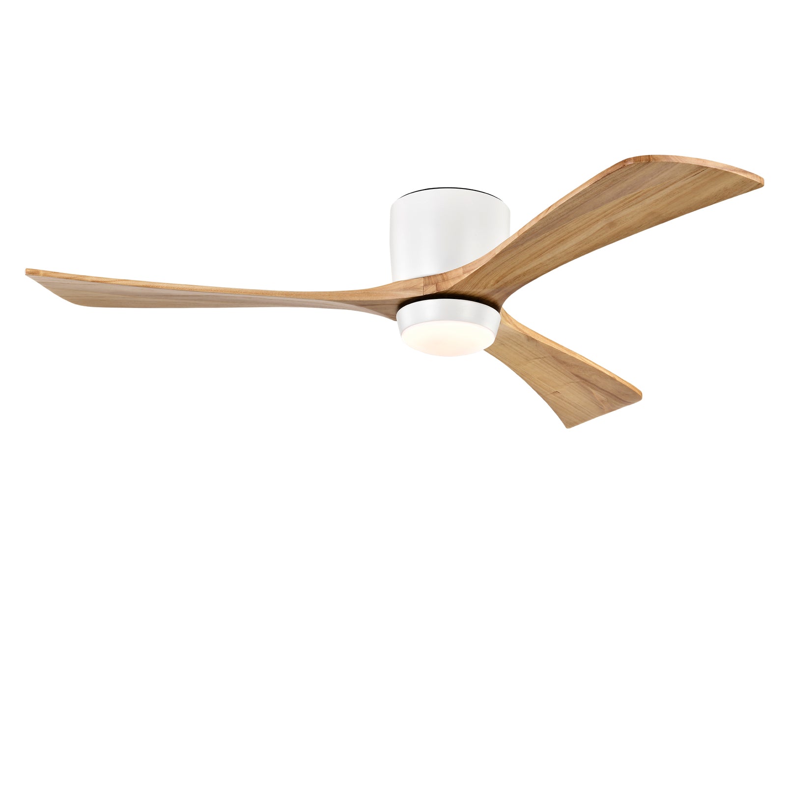 Nøordka Ceiling Fan Fixture Default 52" Nordic Inspired White Ceiling Fan with Light