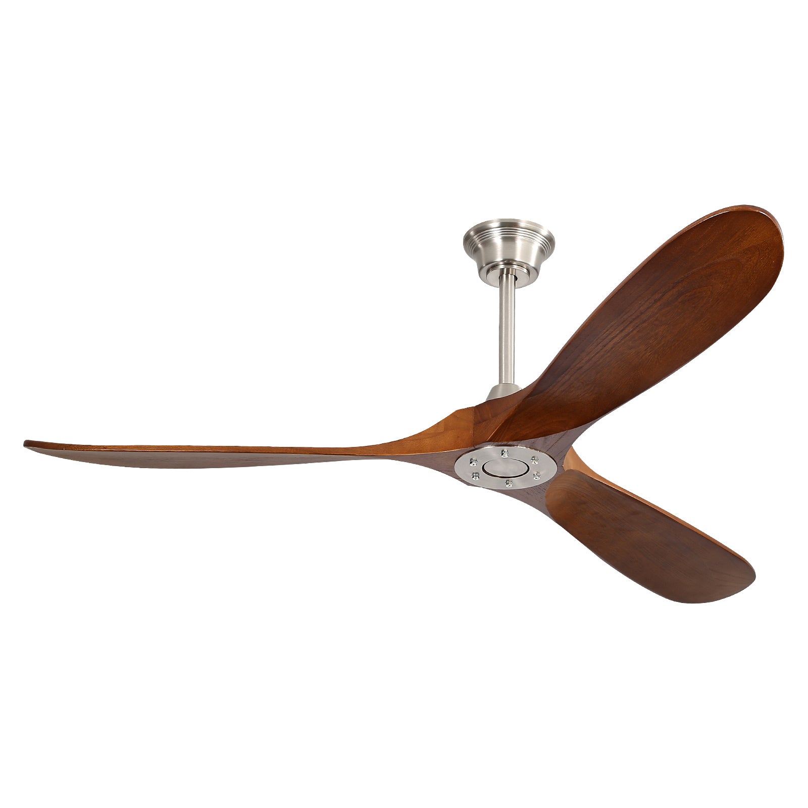Nøordka Ceiling Fan Fixture Default 60" Nordic Inspired Brushed Nickel Ceiling Fan