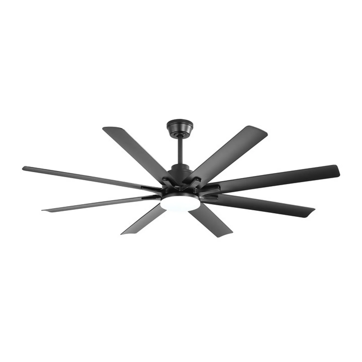 Nøordka Ceiling Fan Fixture Default 66" Nordic Inspired Black Ceiling Fan with Lights