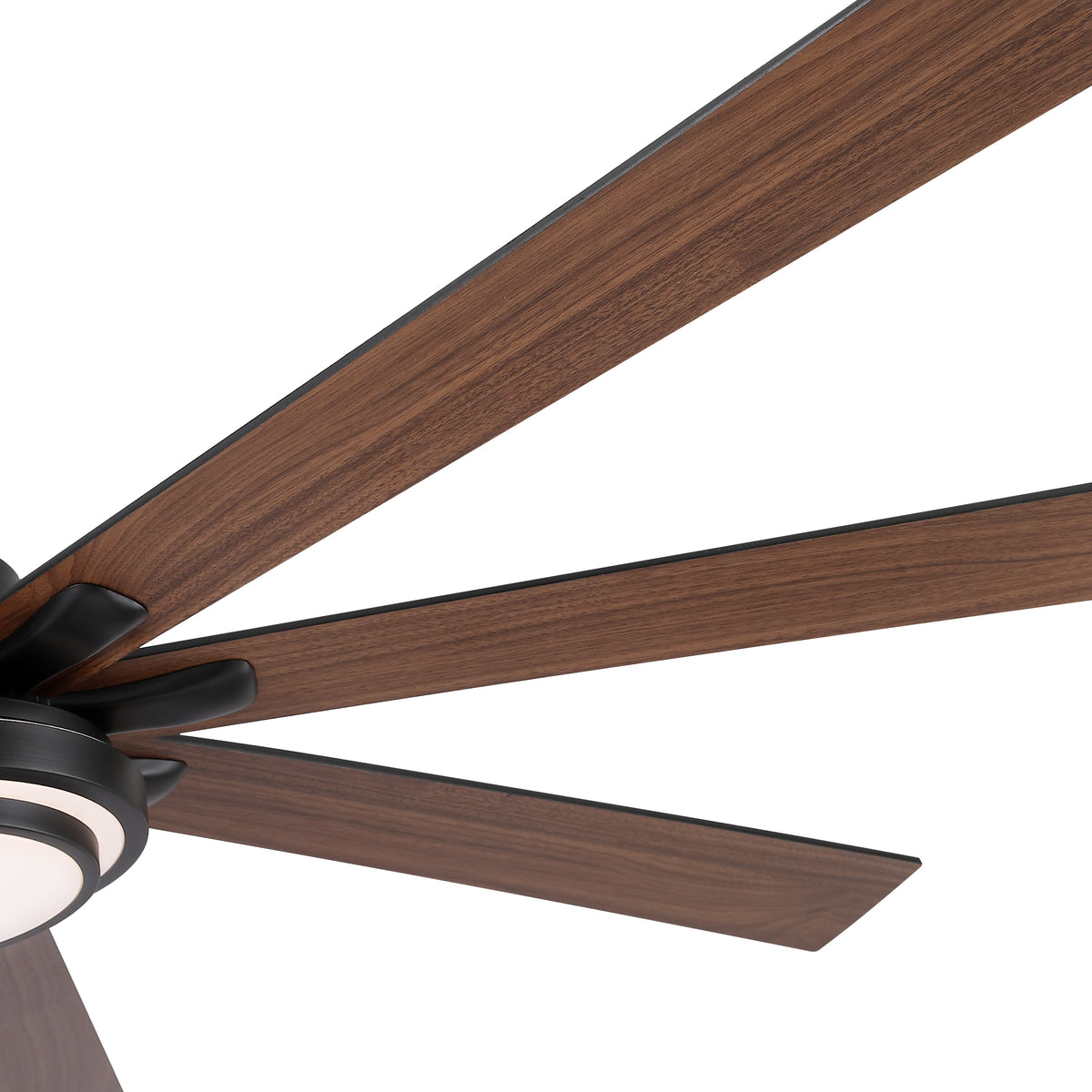 Nøordka Ceiling Fan Fixture Default 72" Modern Sleek Matte Black Ceiling Fan with Remote