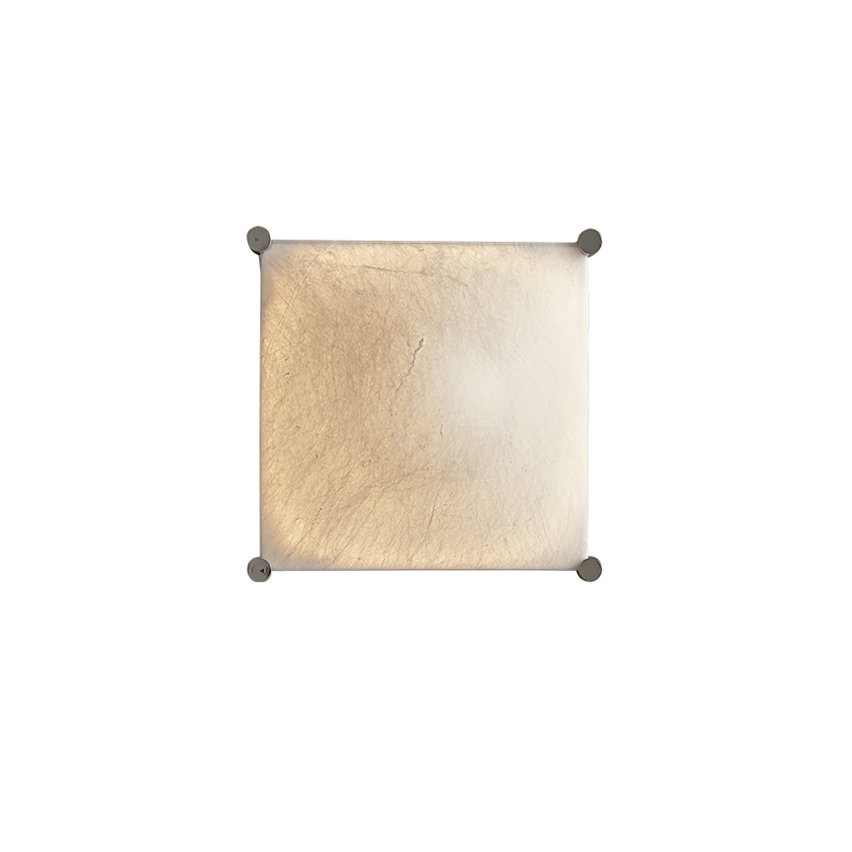 Nøordka Light Bespoke Wall Light Fixture ∅ 16.5″ x H 16.5″ / Chrome &amp; White / Warm Light Textured Silk Shade Contemporary Wall Light