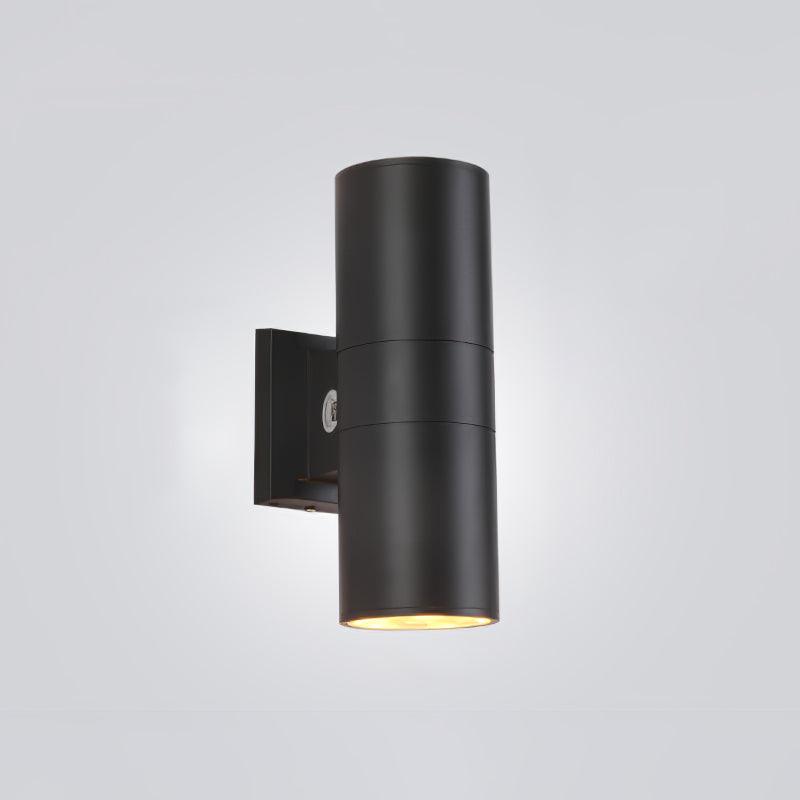 Nøordka Light Bespoke Wall Light Fixture ∅ 4.3″ x H 11.8″ / Dia 11cm x H 30cm / Black / Warm Light Cylindrical Shade Contemporary Wall Light