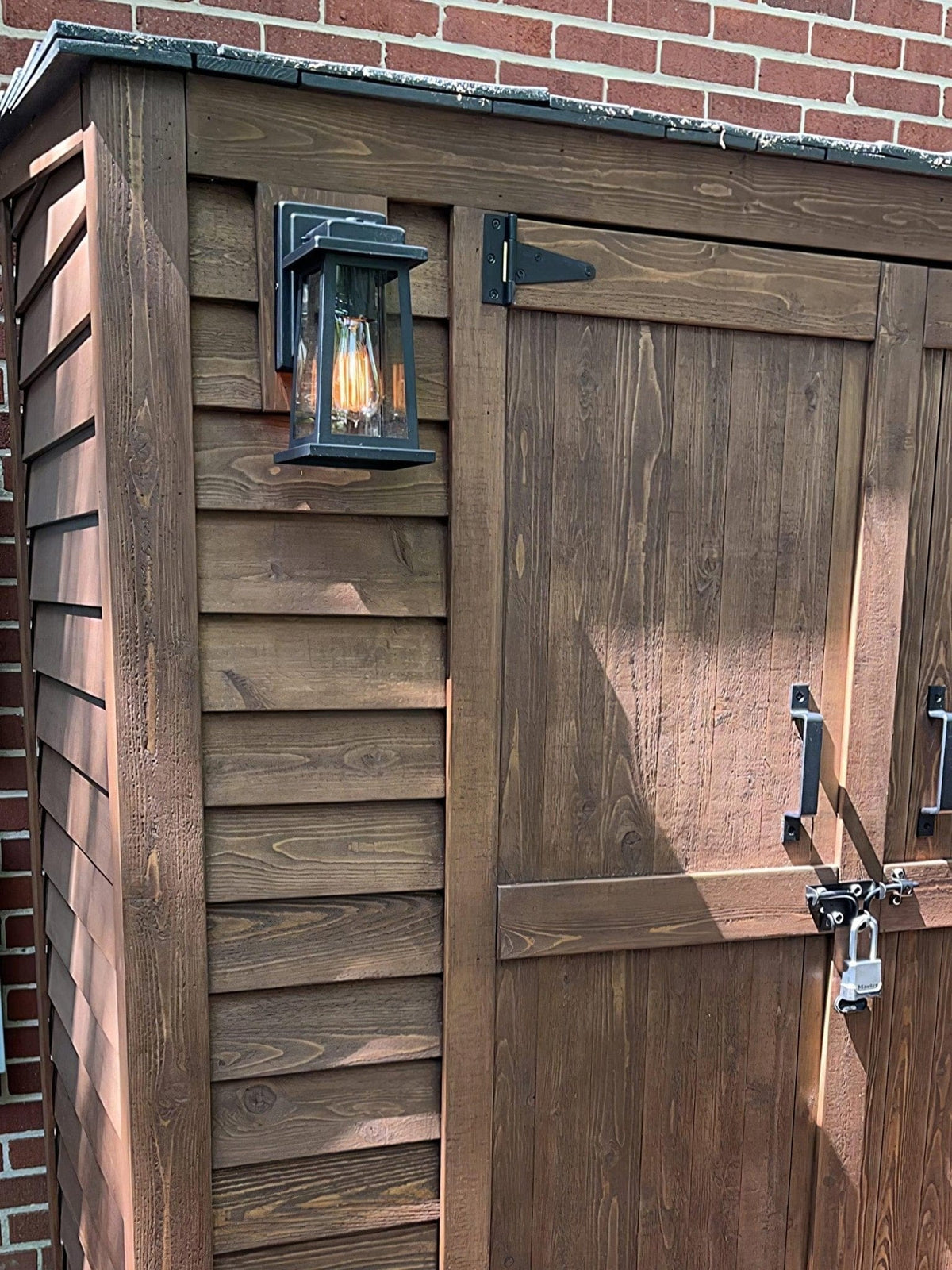 Nøordka Light Bespoke Wall Light Fixture ∅ 5.1″ x H 11″ / Dia 13cm x H 28cm / Black Lantern Timeless Classic Black Finish Wall Lamp