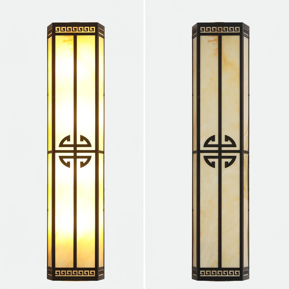 Nøordka Light Bespoke Wall Light Fixture Alabaster Contemporary Outdoor Wall Sconce