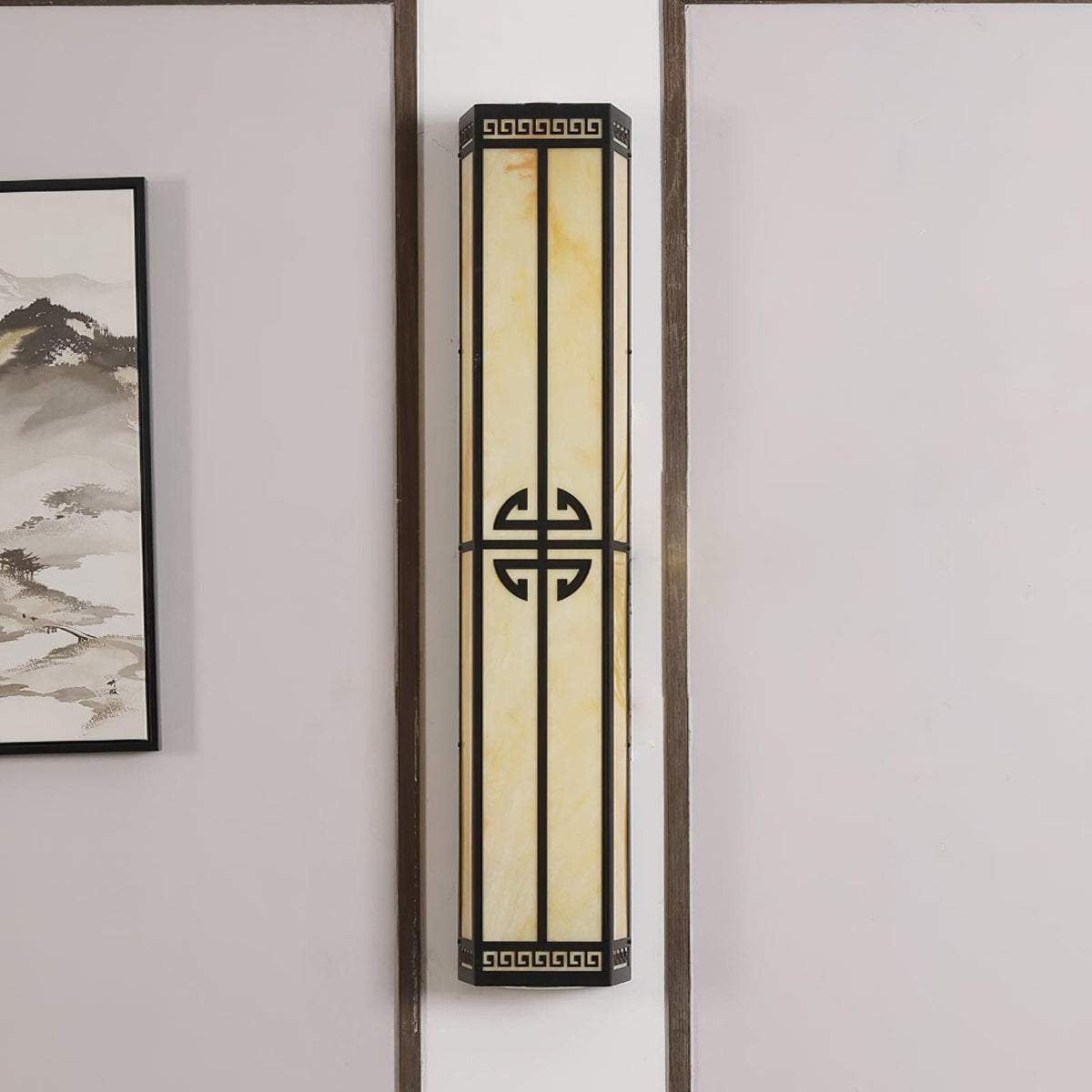Nøordka Light Bespoke Wall Light Fixture Alabaster Contemporary Outdoor Wall Sconce