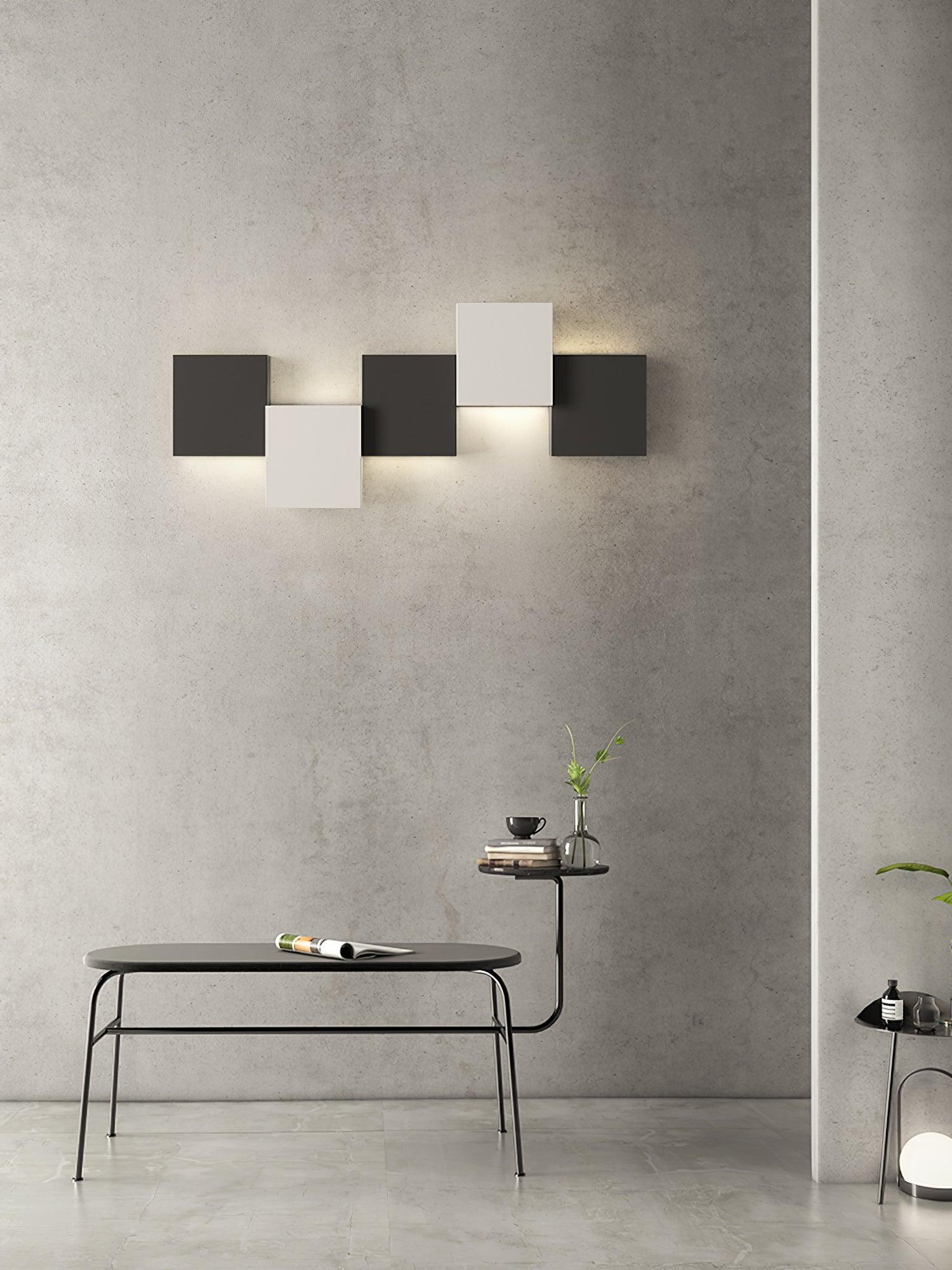 Nøordka Light Bespoke Wall Light Fixture Brushed Metal Piano Key Contemporary Wall Sconce