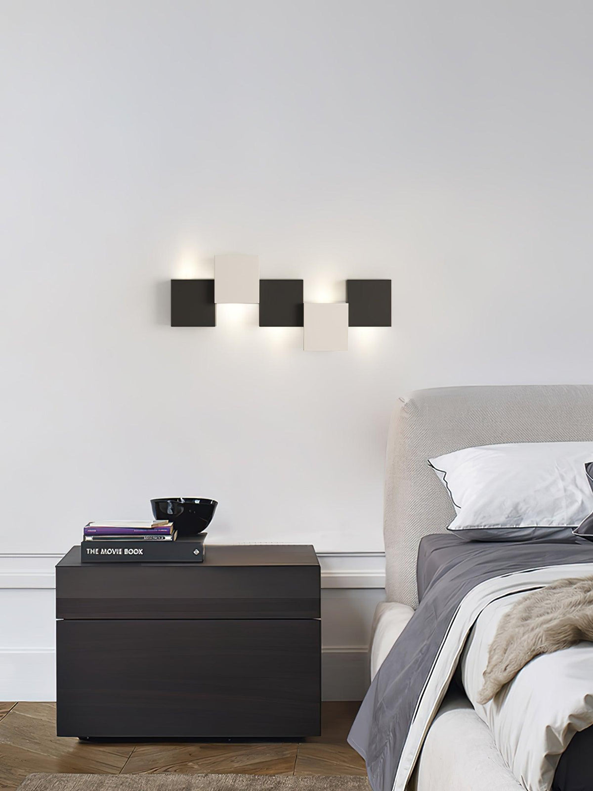 Nøordka Light Bespoke Wall Light Fixture Brushed Metal Piano Key Contemporary Wall Sconce