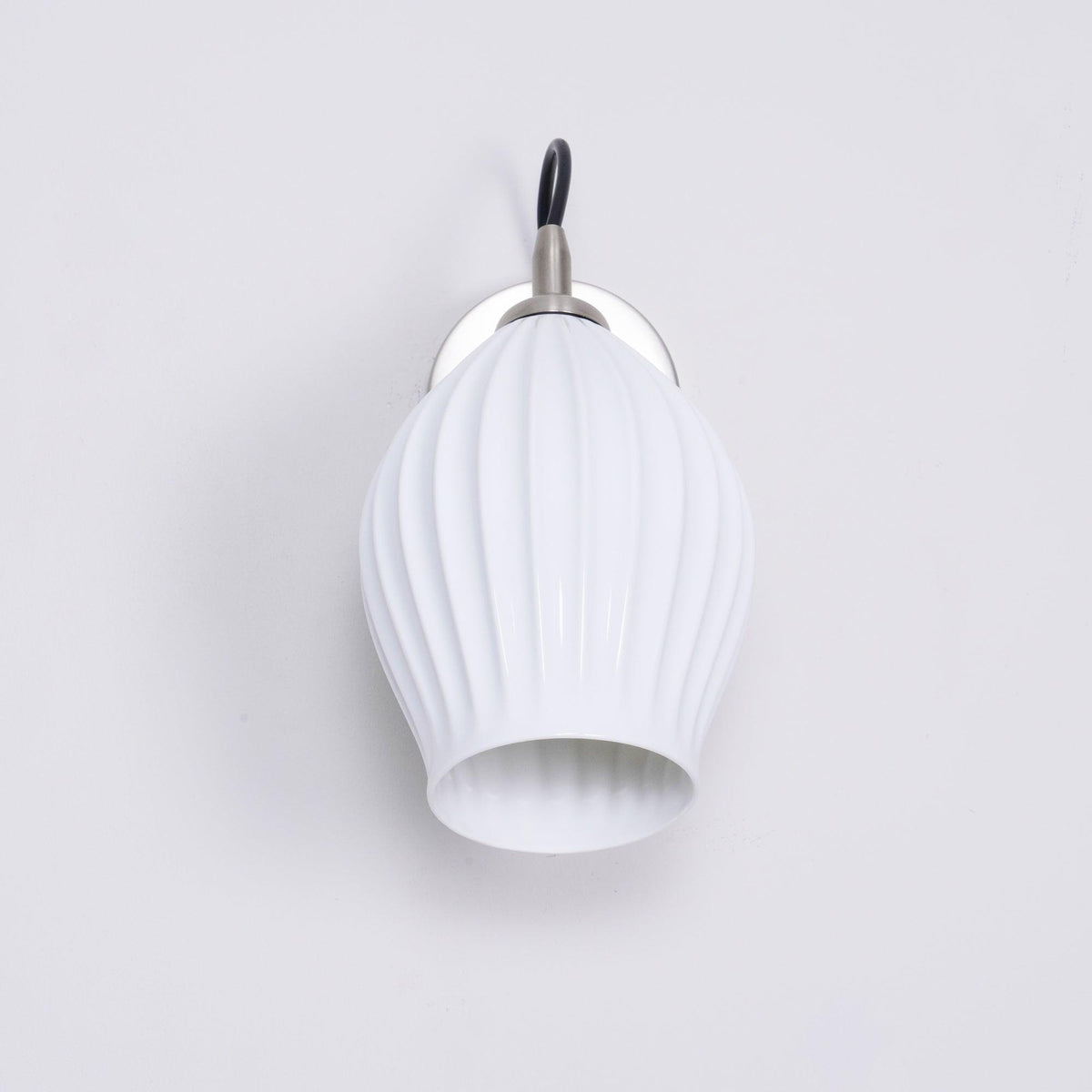 Nøordka Light Bespoke Wall Light Fixture Ceramic Ribbed Nordic Inspired Wall Light