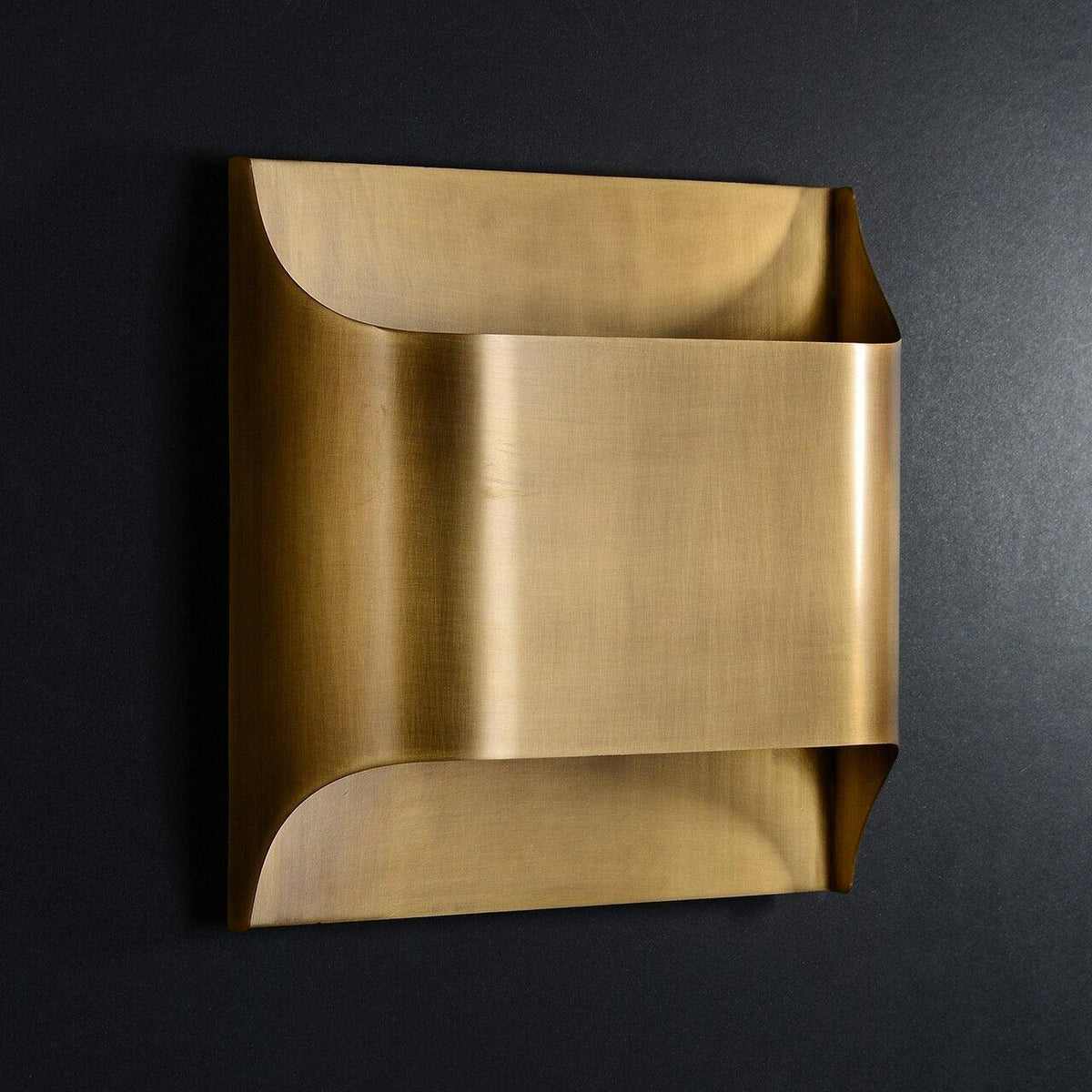 Nøordka Light Bespoke Wall Light Fixture Circular Brass Nordic Inspired Wall Sconce
