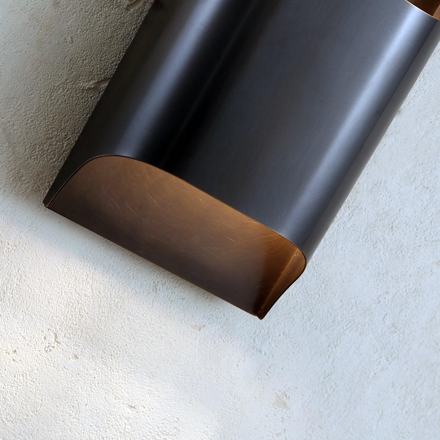 Nøordka Light Bespoke Wall Light Fixture Circular Brass Nordic Inspired Wall Sconce