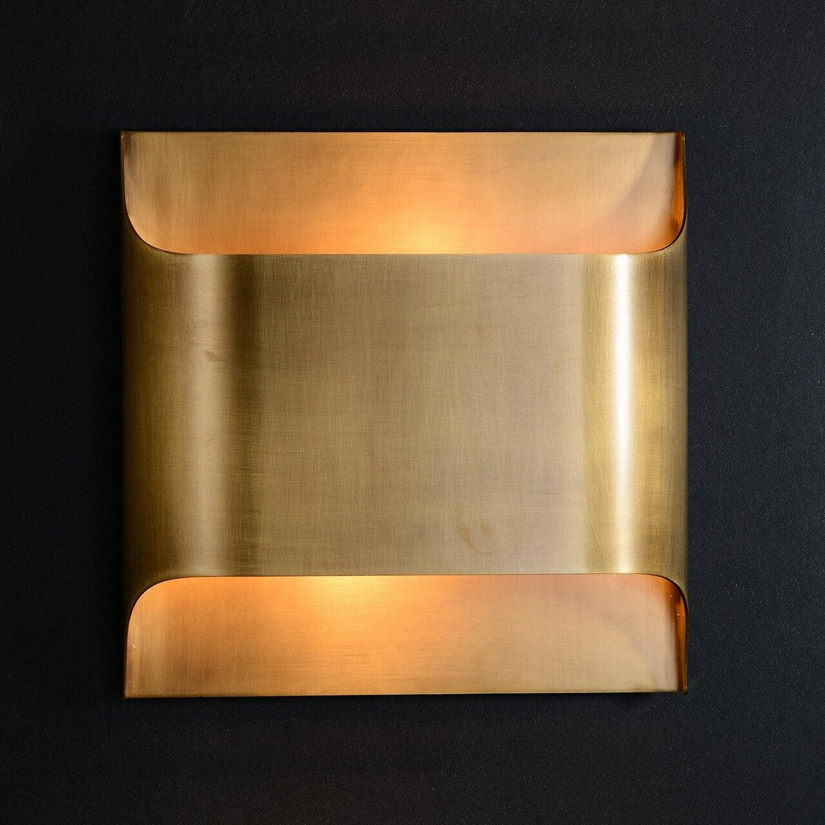 Nøordka Light Bespoke Wall Light Fixture Circular Brass Nordic Inspired Wall Sconce