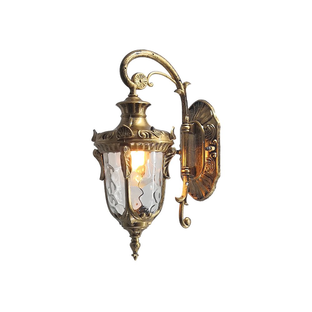 Nøordka Light Bespoke Wall Light Fixture Corrugated Glass Vintage Inspired Wall Lamp