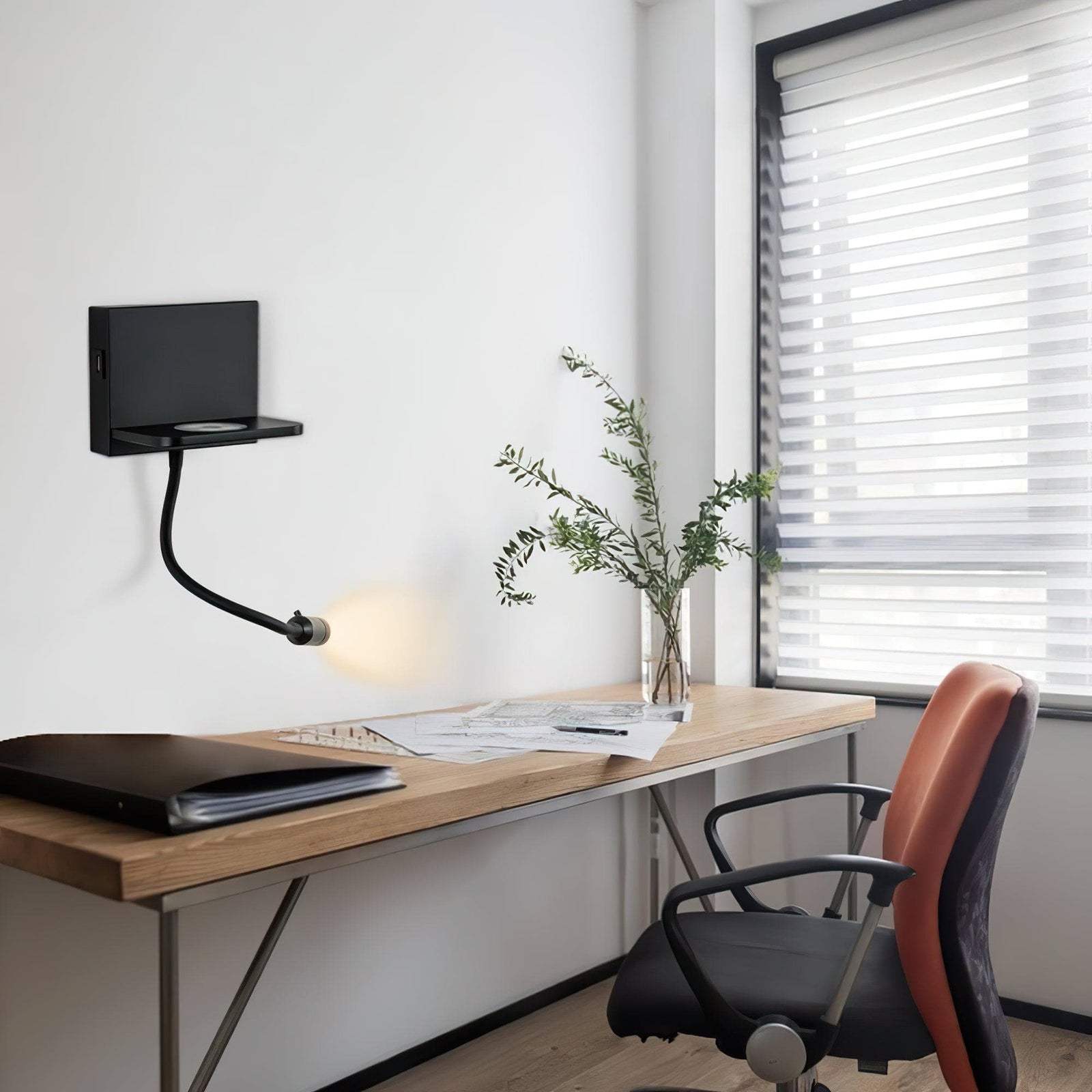 Nøordka Light Bespoke Wall Light Fixture Curved Brushed Metal Contemporary Wall Light