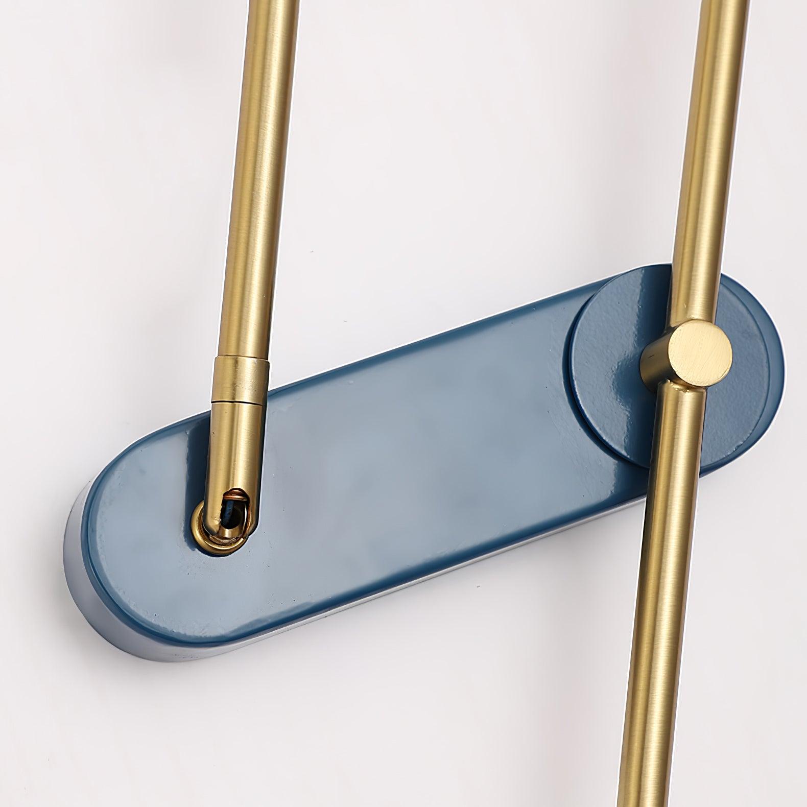 Nøordka Light Bespoke Wall Light Fixture Curved Looped Metal Contemporary Wall Lamp