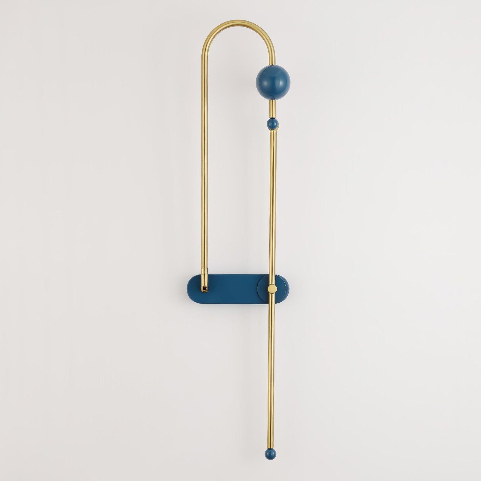 Nøordka Light Bespoke Wall Light Fixture Curved Looped Metal Contemporary Wall Lamp