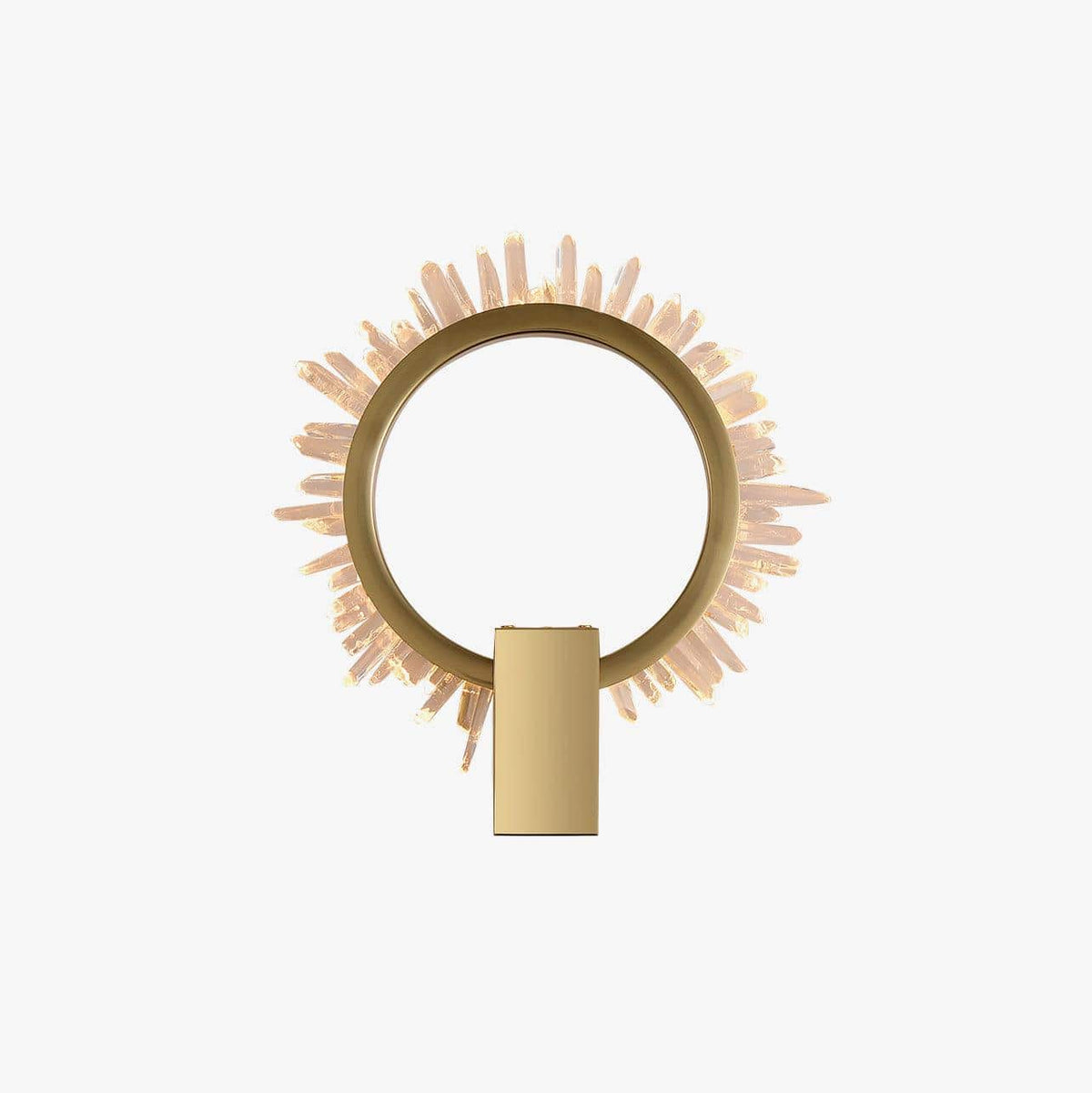 Nøordka Light Bespoke Wall Light Fixture Faceted Crystal Contemporary Luxe Wall Lamp