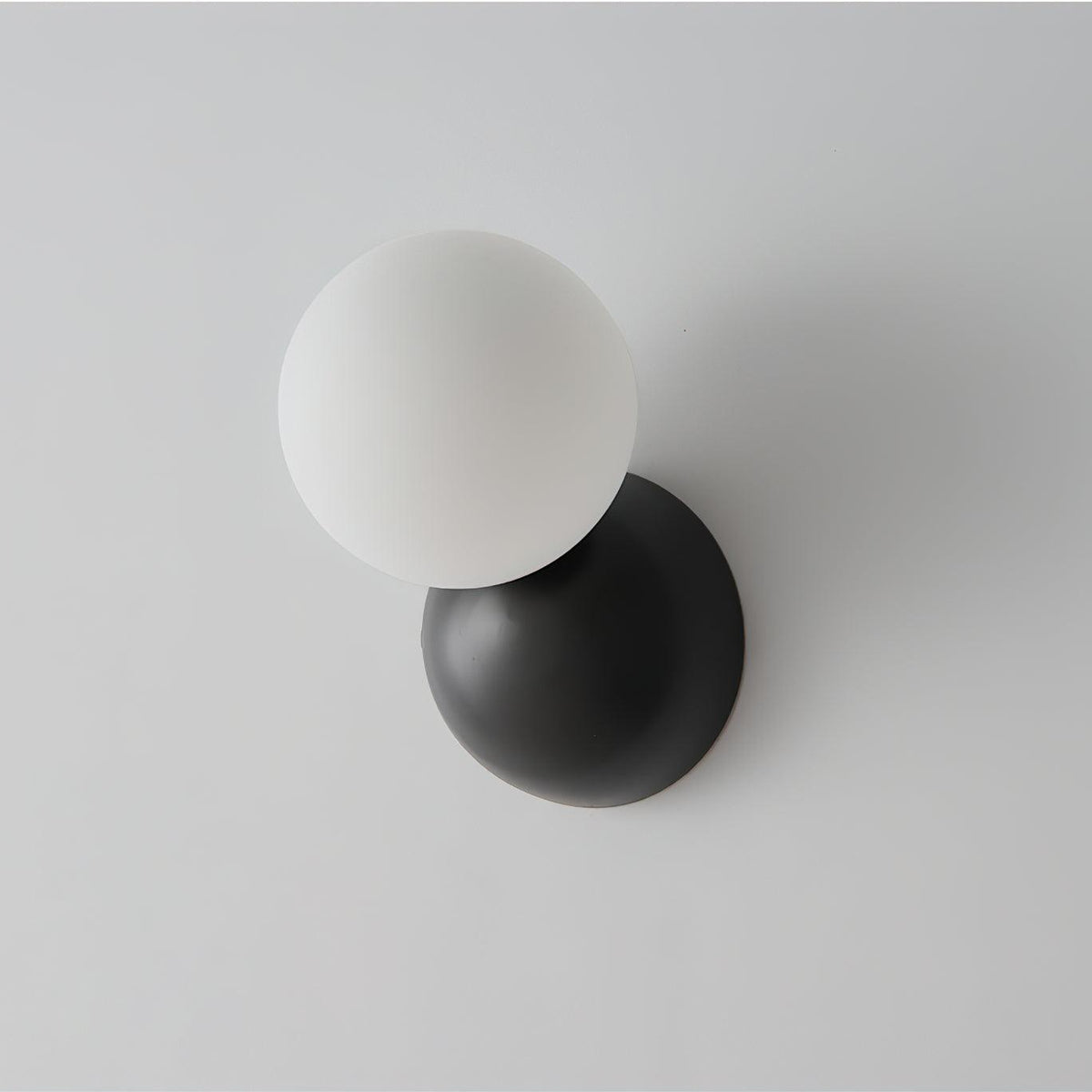 Nøordka Light Bespoke Wall Light Fixture Globe Sleek Matte Brass Finish Wall Light