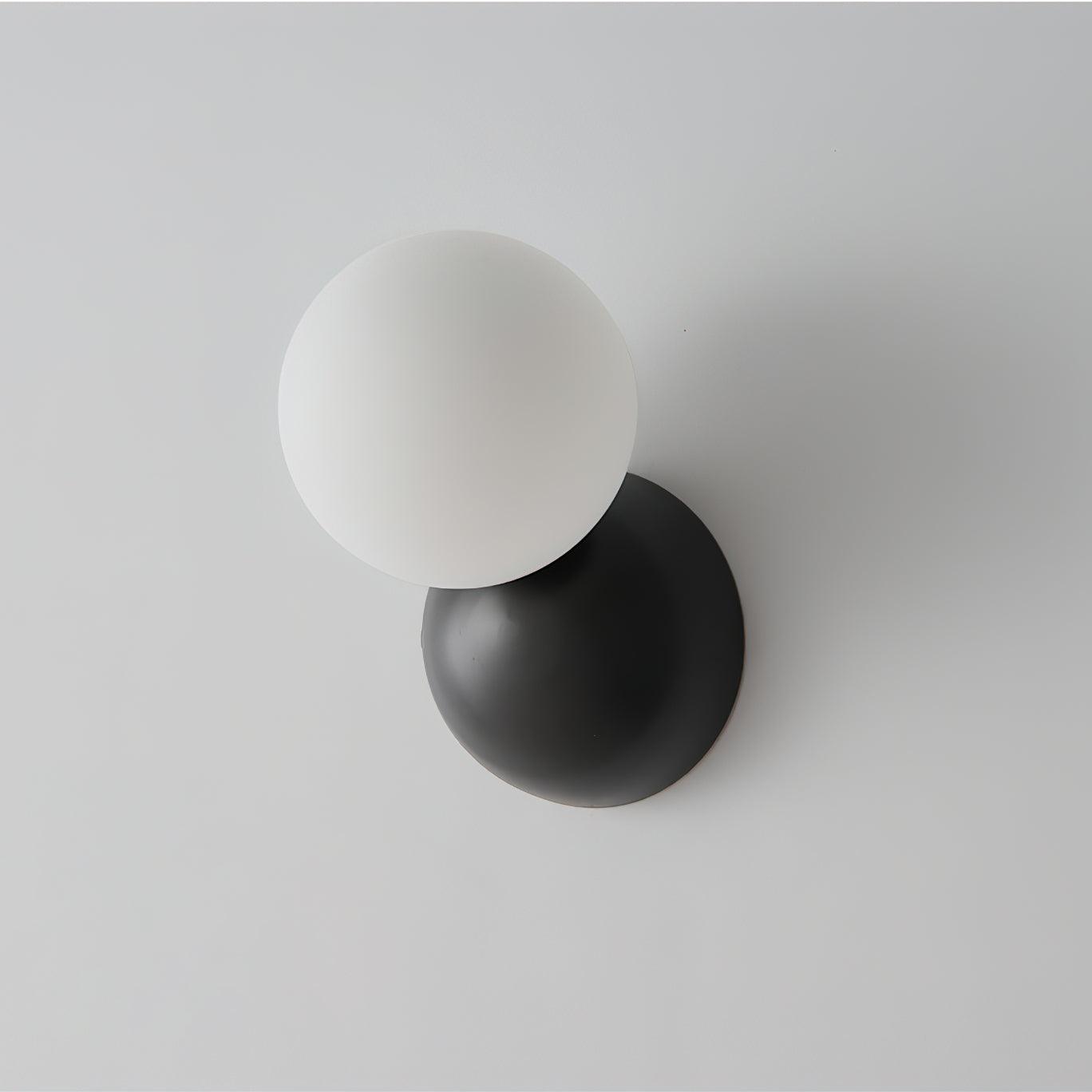 Nøordka Light Bespoke Wall Light Fixture Globe Sleek Matte Brass Finish Wall Light