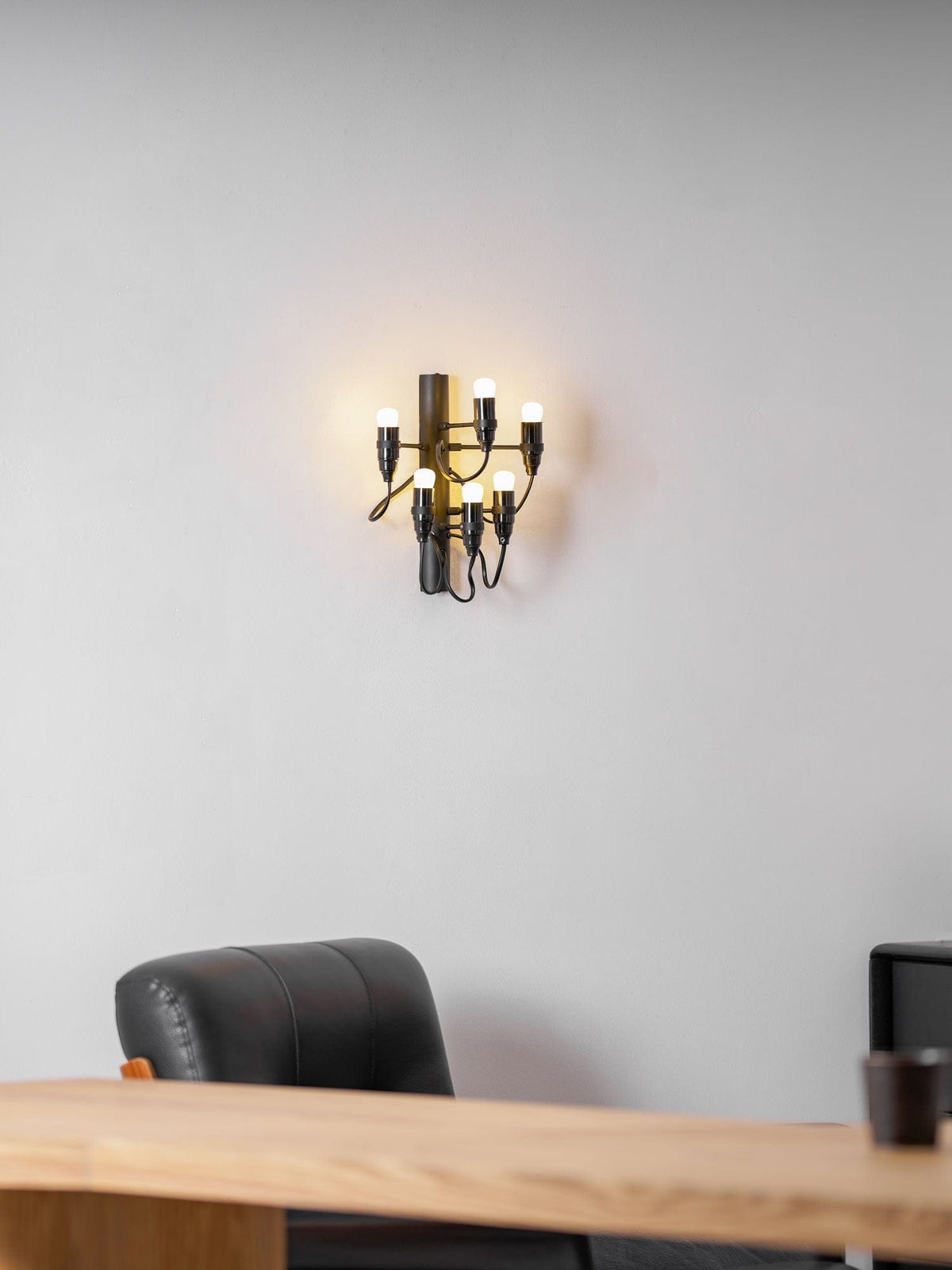 Nøordka Light Bespoke Wall Light Fixture Mirror Polished Steel Contemporary Wall Lamp