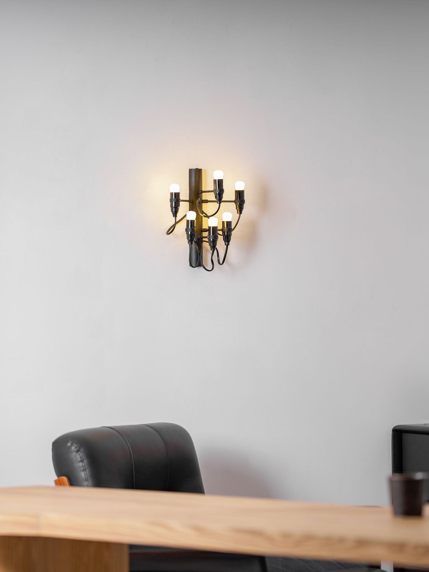 Nøordka Light Bespoke Wall Light Fixture Mirror Polished Steel Contemporary Wall Lamp