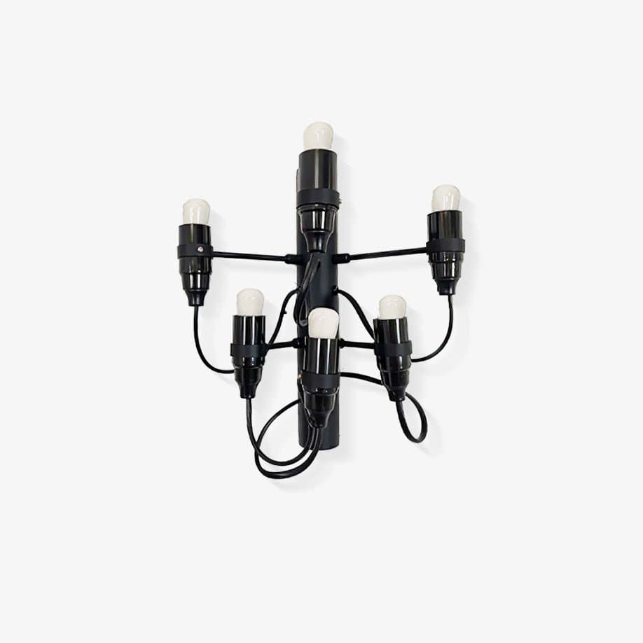 Nøordka Light Bespoke Wall Light Fixture Mirror Polished Steel Contemporary Wall Lamp