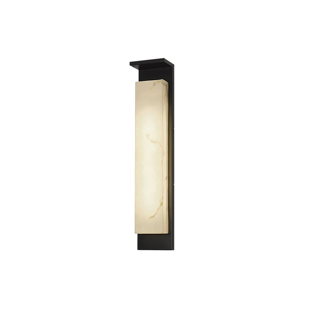Nøordka Light Bespoke Wall Light Fixture Model B L 6.3″ x W 4.7″ x H 31.5″ / Black &amp; White / Warm Light Rectangular Aluminum Contemporary Wall Light