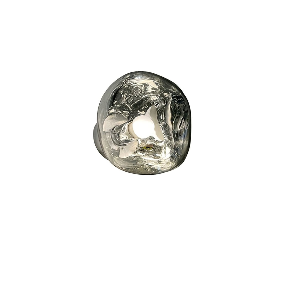 Nøordka Light Bespoke Wall Light Fixture Molten Glass Mirror Contemporary Wall Lamp