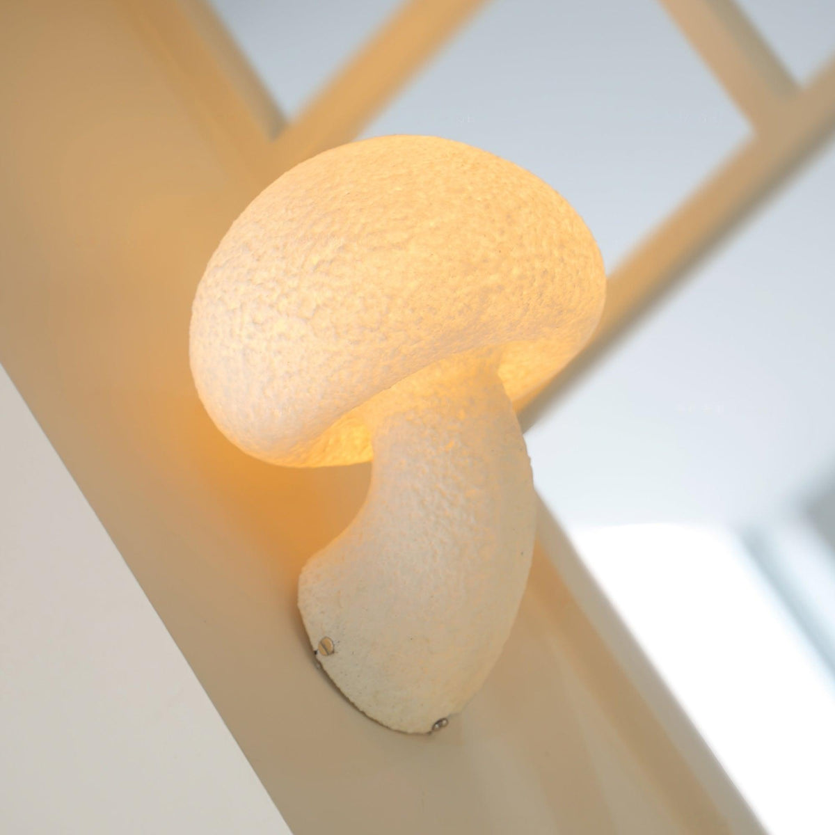 Nøordka Light Bespoke Wall Light Fixture Mushroom Resin Contemporary Ambient Wall Lamp