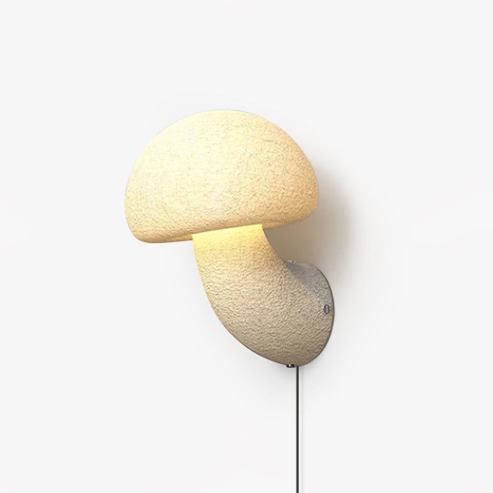 Nøordka Light Bespoke Wall Light Fixture Mushroom Resin Contemporary Ambient Wall Lamp