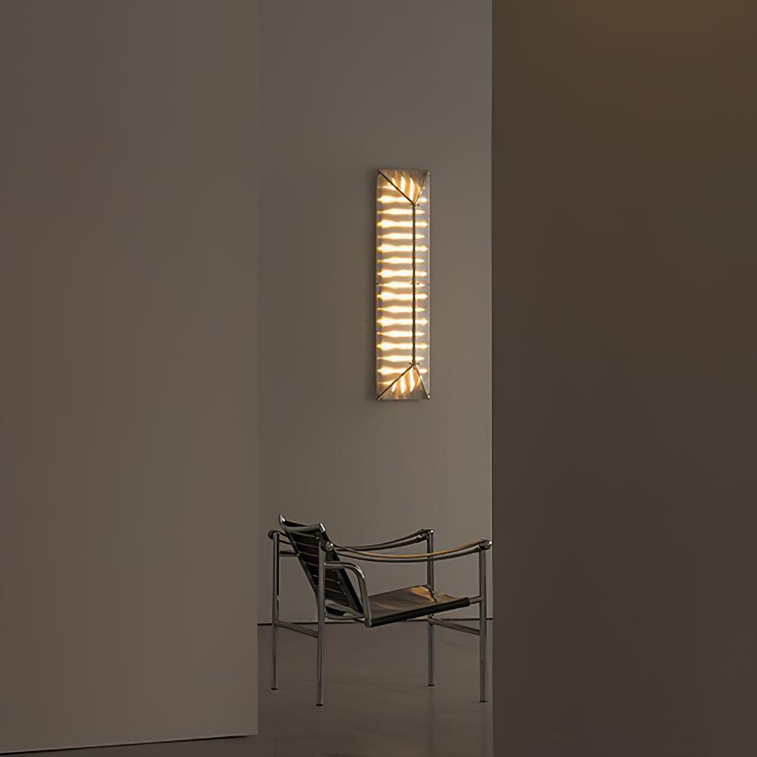 Nøordka Light Bespoke Wall Light Fixture Patterned Glass Gothic Inspired Wall Lamp