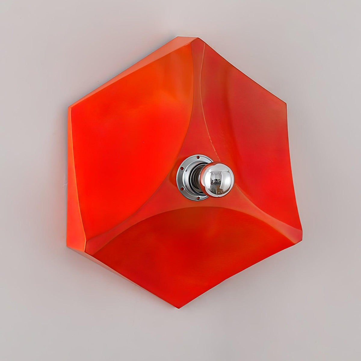 Nøordka Light Bespoke Wall Light Fixture Pentagon Contemporary Polycarbonate Wall Lamp