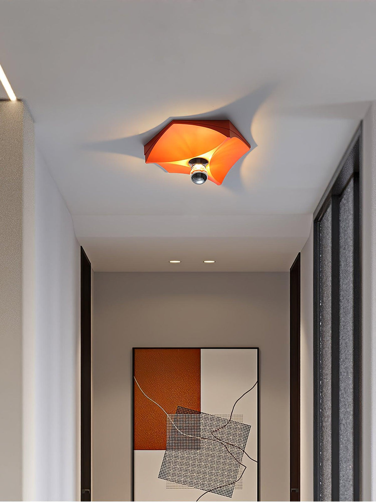 Nøordka Light Bespoke Wall Light Fixture Pentagon Contemporary Polycarbonate Wall Lamp