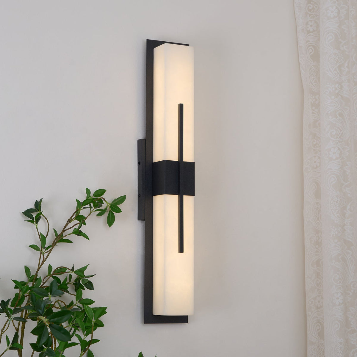 Nøordka Light Bespoke Wall Light Fixture Rectangular Contemporary Outdoor Wall Light