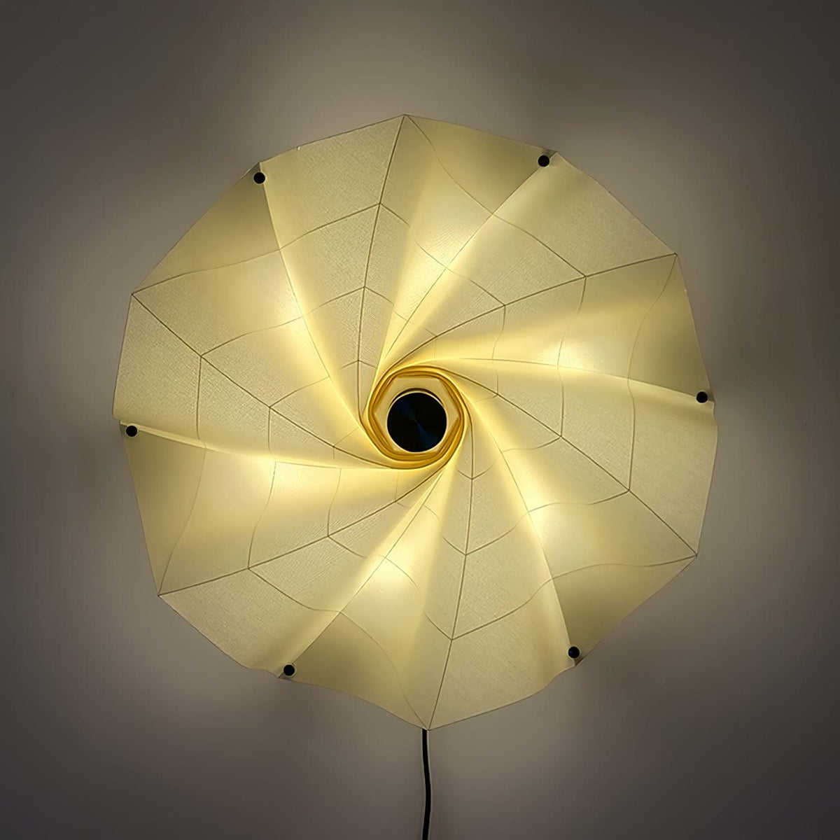 Nøordka Light Bespoke Wall Light Fixture Sculpted Bloom Petal Contemporary Wall Lamp