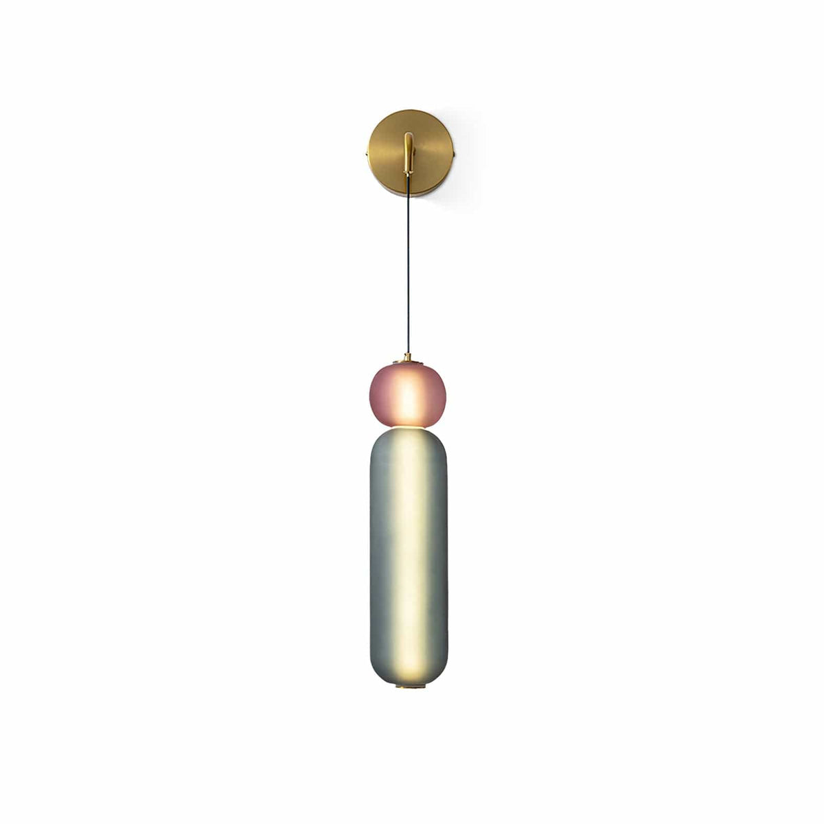 Nøordka Light Bespoke Wall Light Fixture Solid Gold Bell Orchid Contemporary Wall Lamp