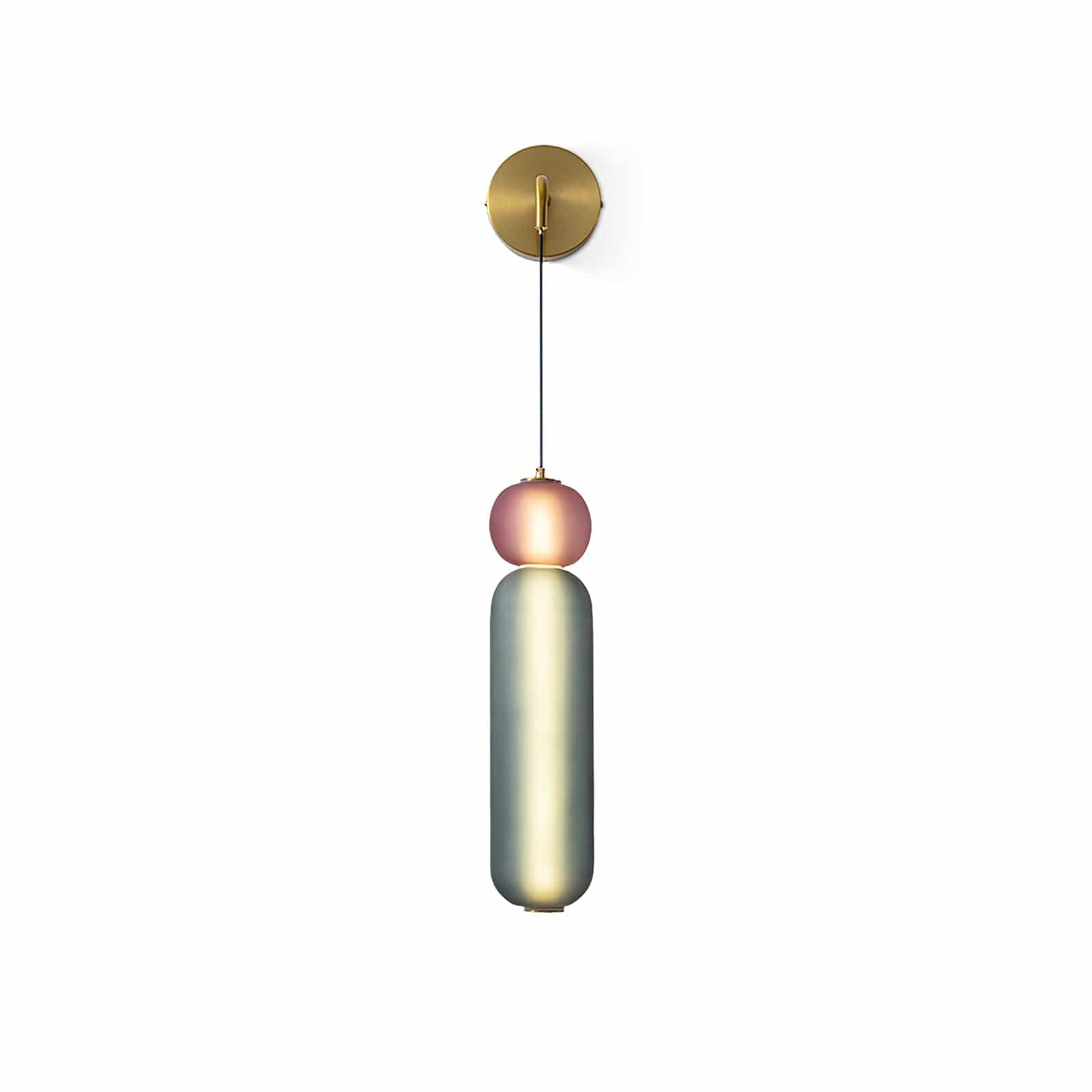 Nøordka Light Bespoke Wall Light Fixture Solid Gold Bell Orchid Contemporary Wall Lamp