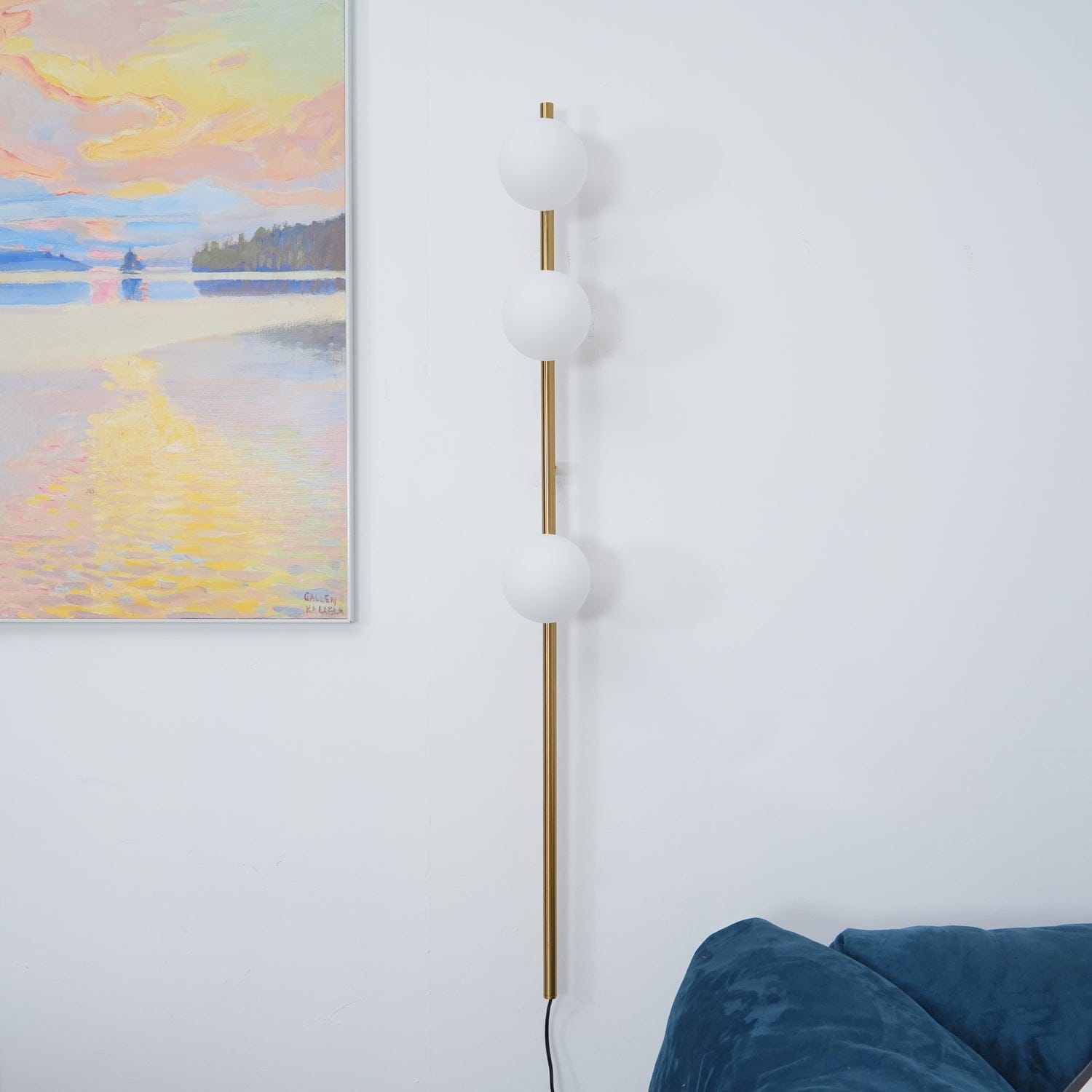 Nøordka Light Bespoke Wall Light Fixture Spherical Glass Nordic Inspired Wall Light