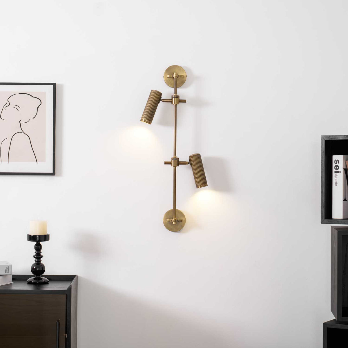 Nøordka Light Bespoke Wall Light Fixture Spot Premium Vintage Directional Wall Light