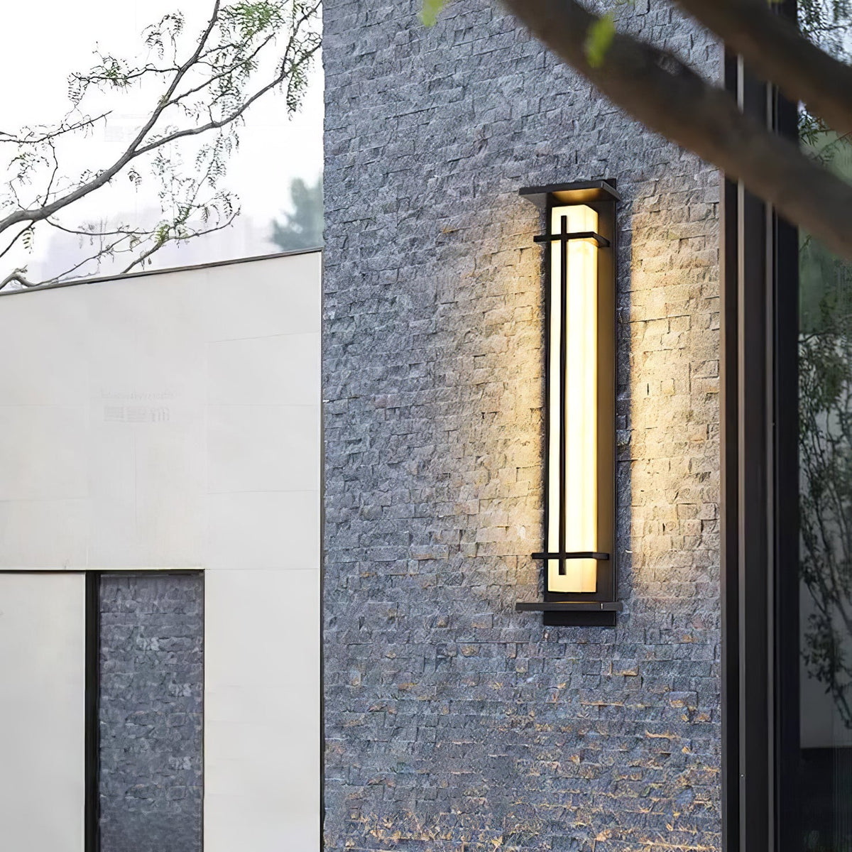 Nøordka Light Bespoke Wall Light Fixture Square Contemporary For Porch And Patio Wall Light