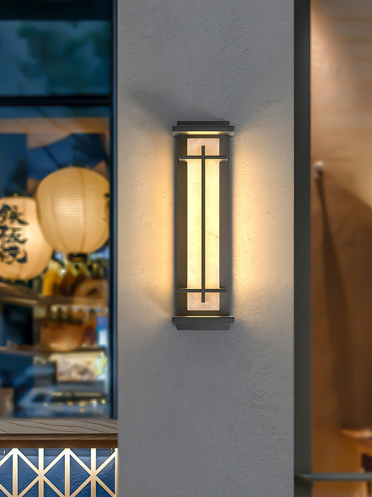 Nøordka Light Bespoke Wall Light Fixture Square Contemporary For Porch And Patio Wall Light