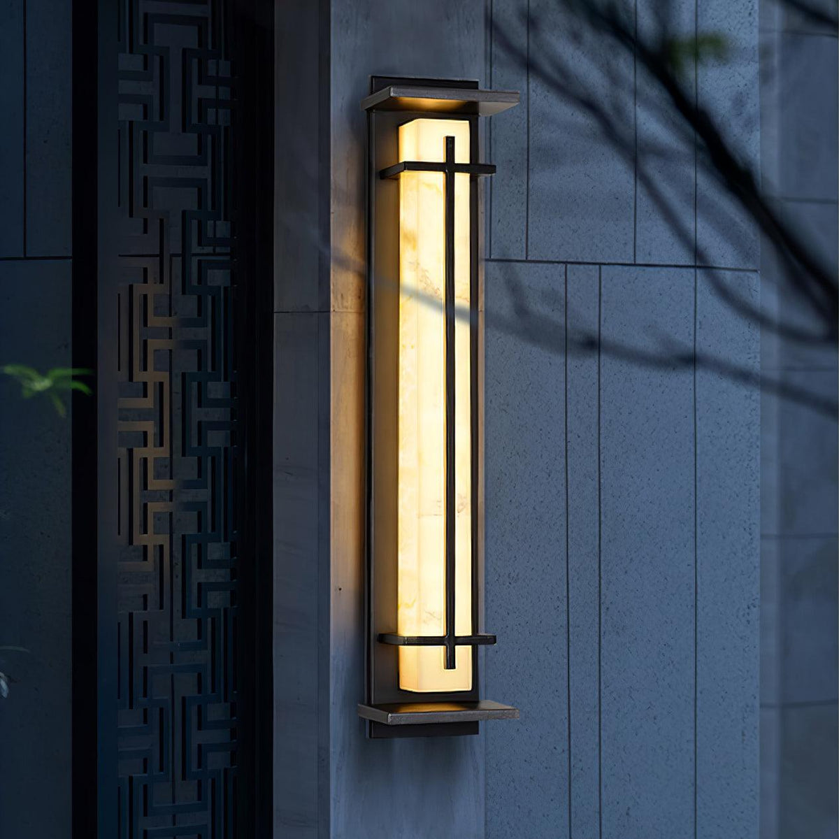 Nøordka Light Bespoke Wall Light Fixture Square Contemporary For Porch And Patio Wall Light